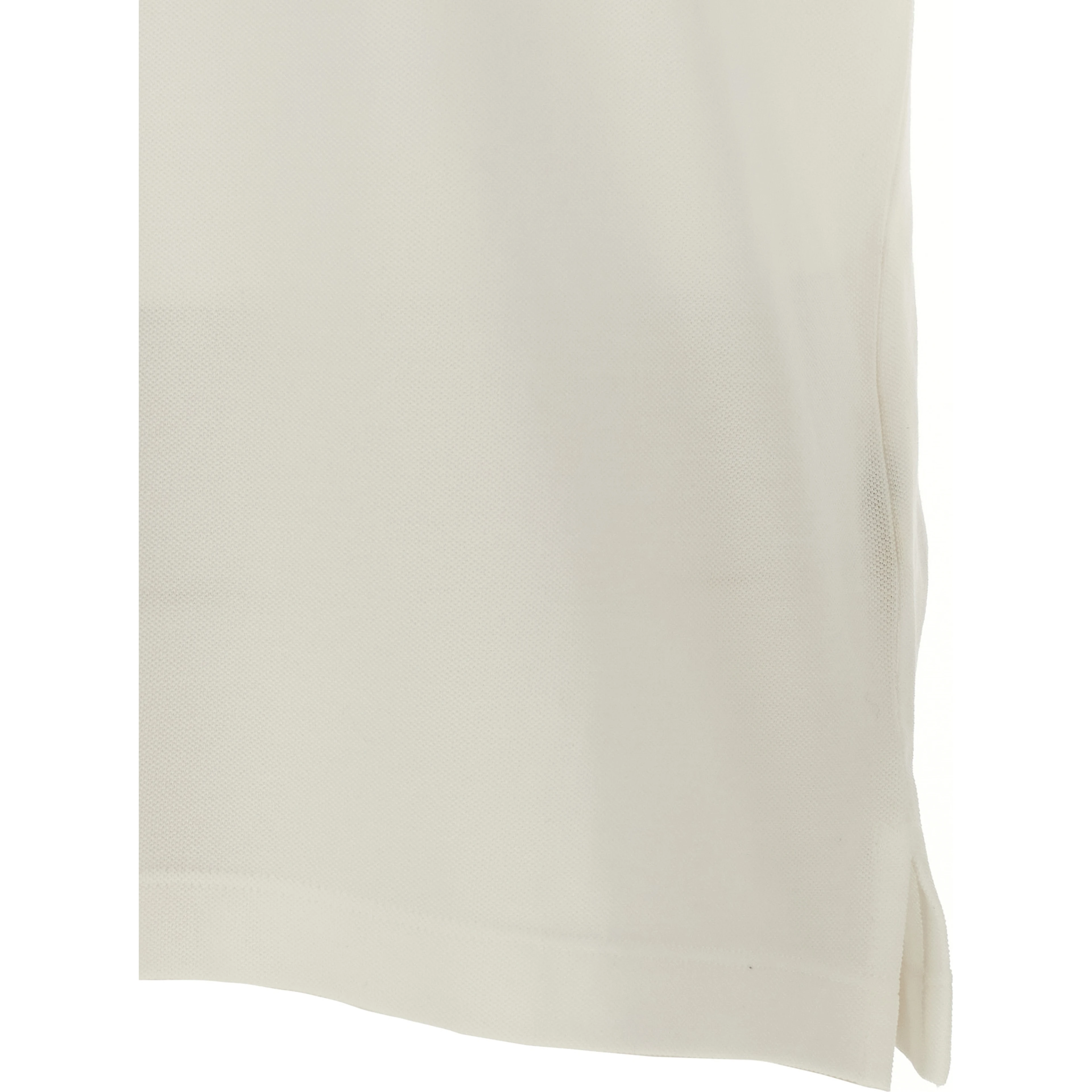 White Cotton Polo Shirt