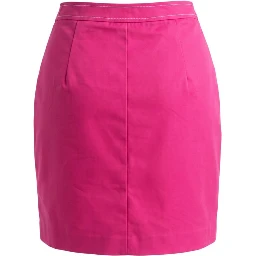 Pink Cotton Women Skirt