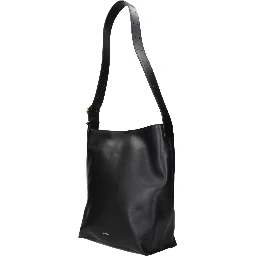 Black Leather Crossbody Bag