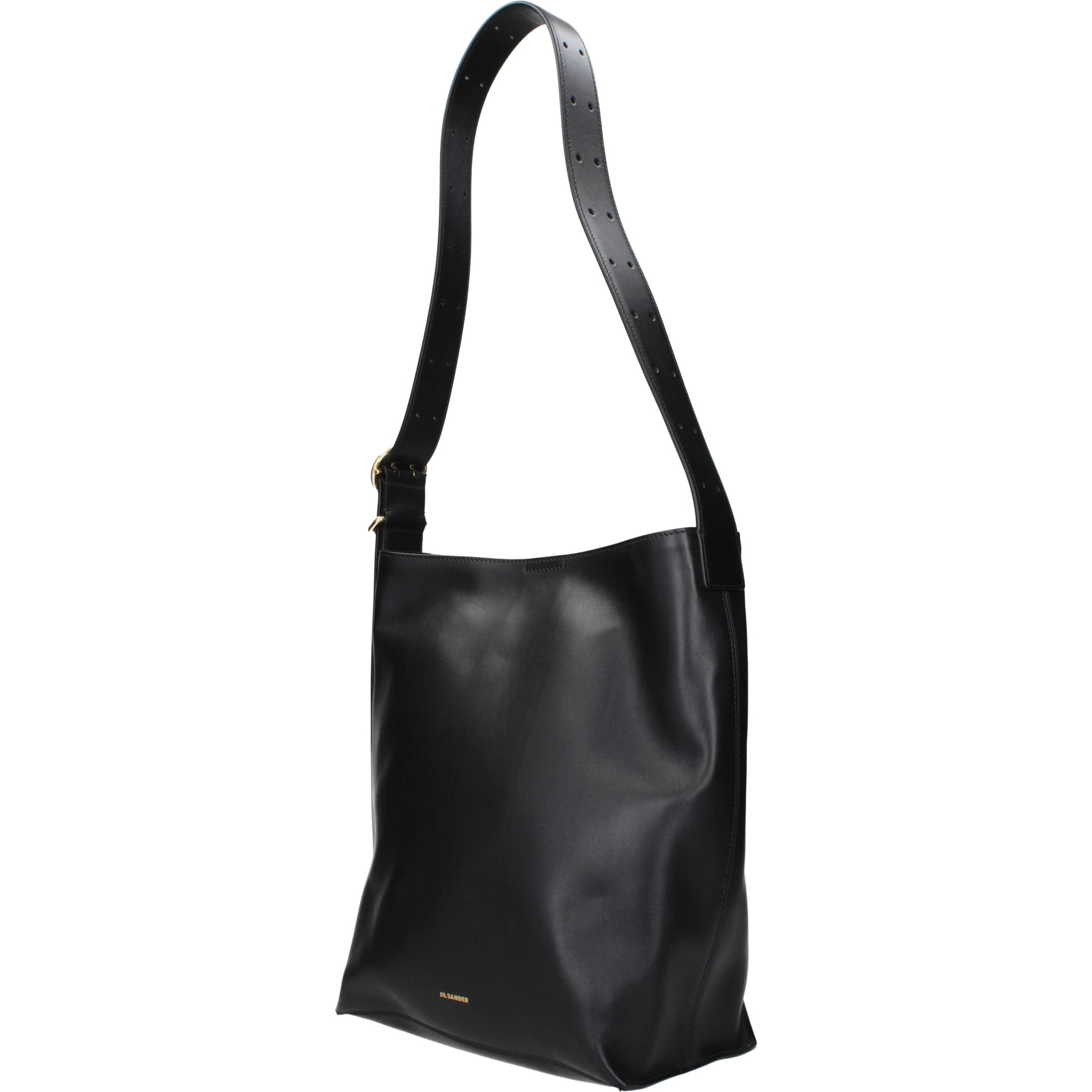 Black Leather Crossbody Bag