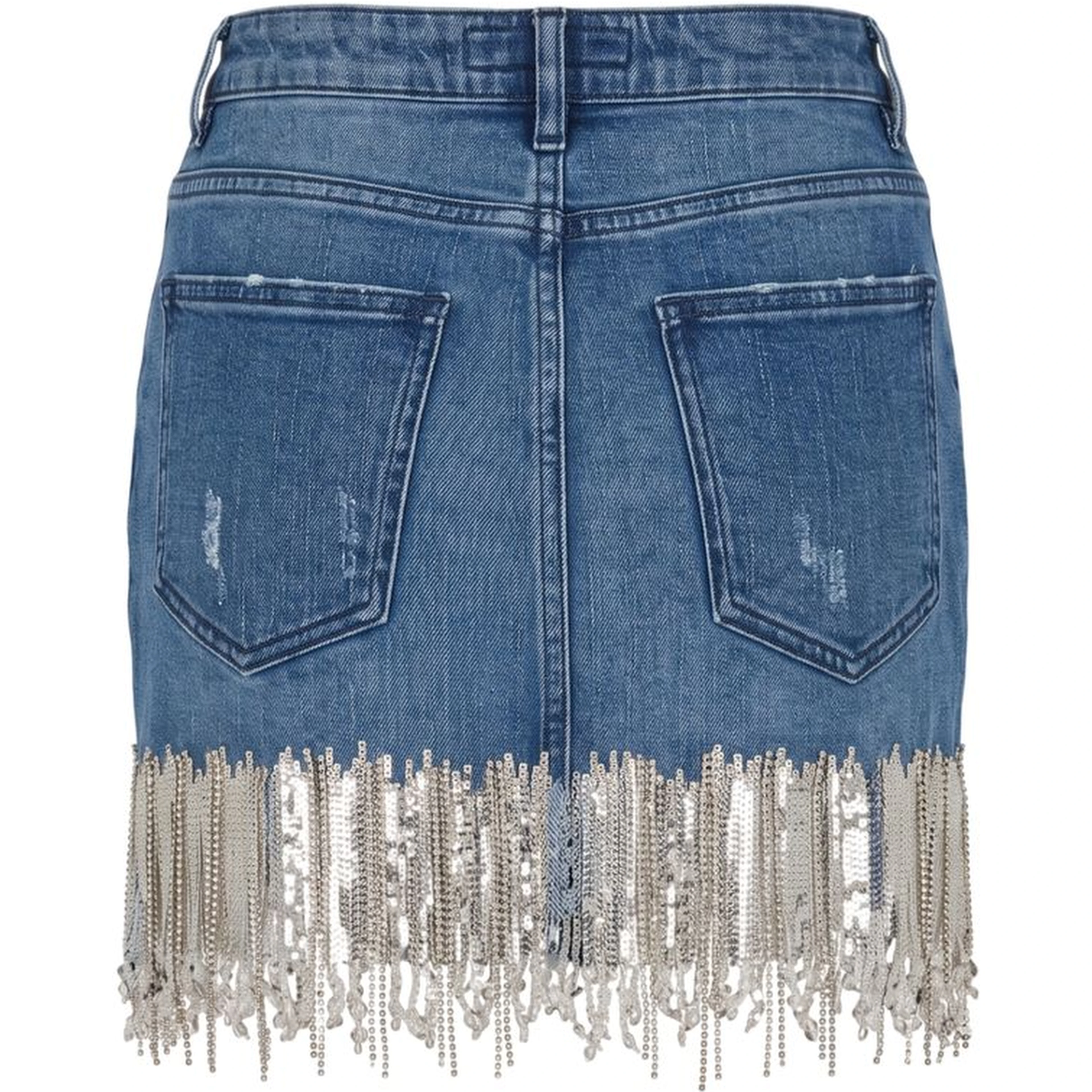 Blue Denim Women Skirt