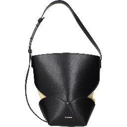 Black Leather Crossbody Bag