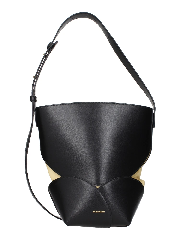 Black Leather Crossbody Bag