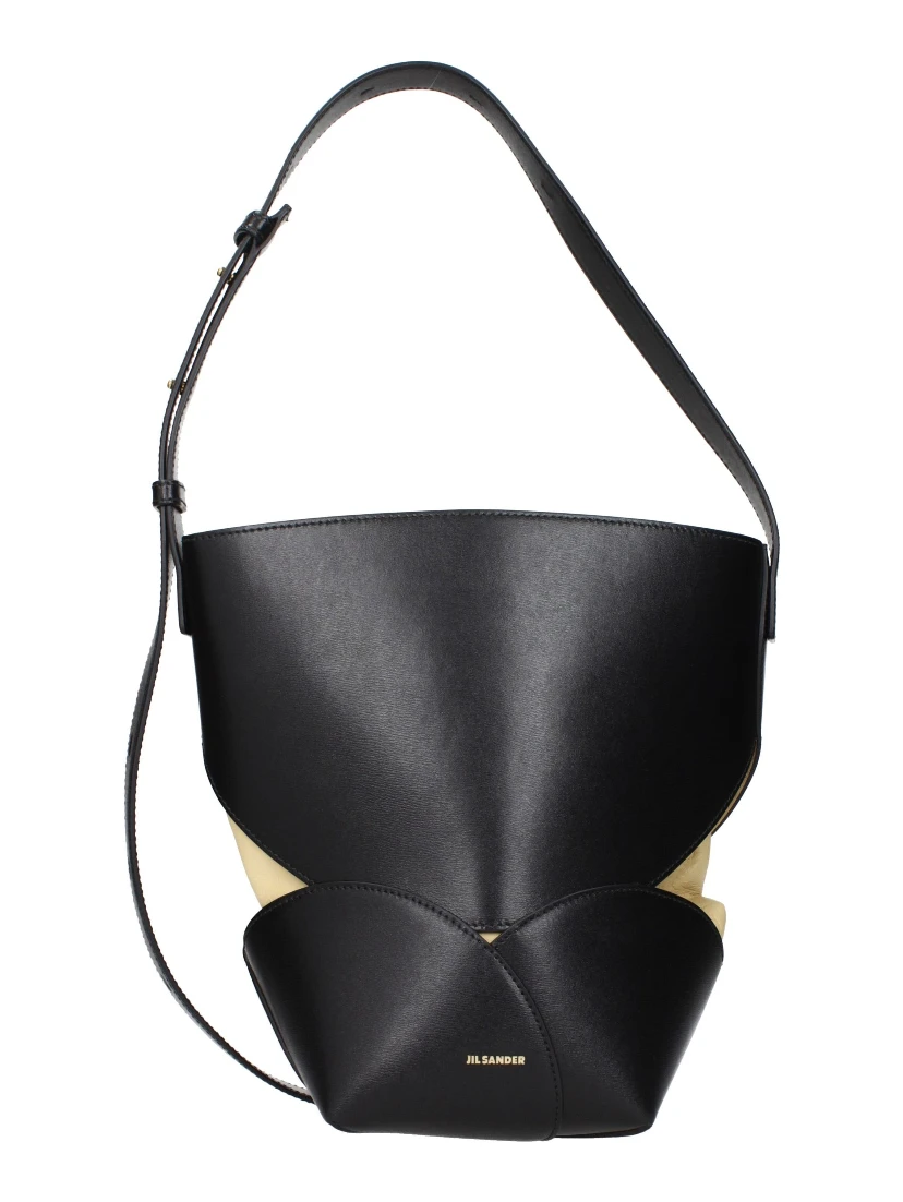 Black Leather Crossbody Bag