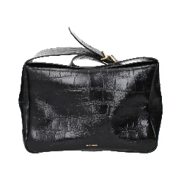 Black Leather Crossbody Bag
