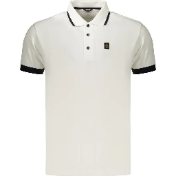 White Cotton Men's Polo