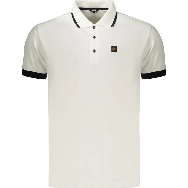 White Cotton Men's Polo