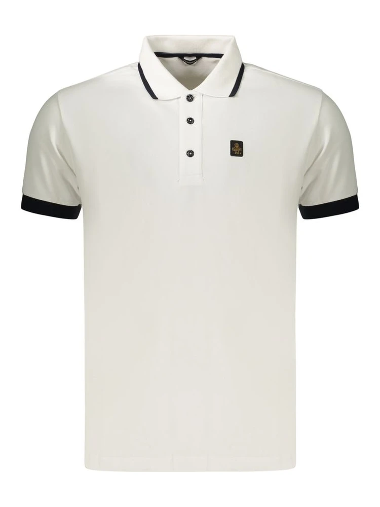 White Cotton Men's Polo