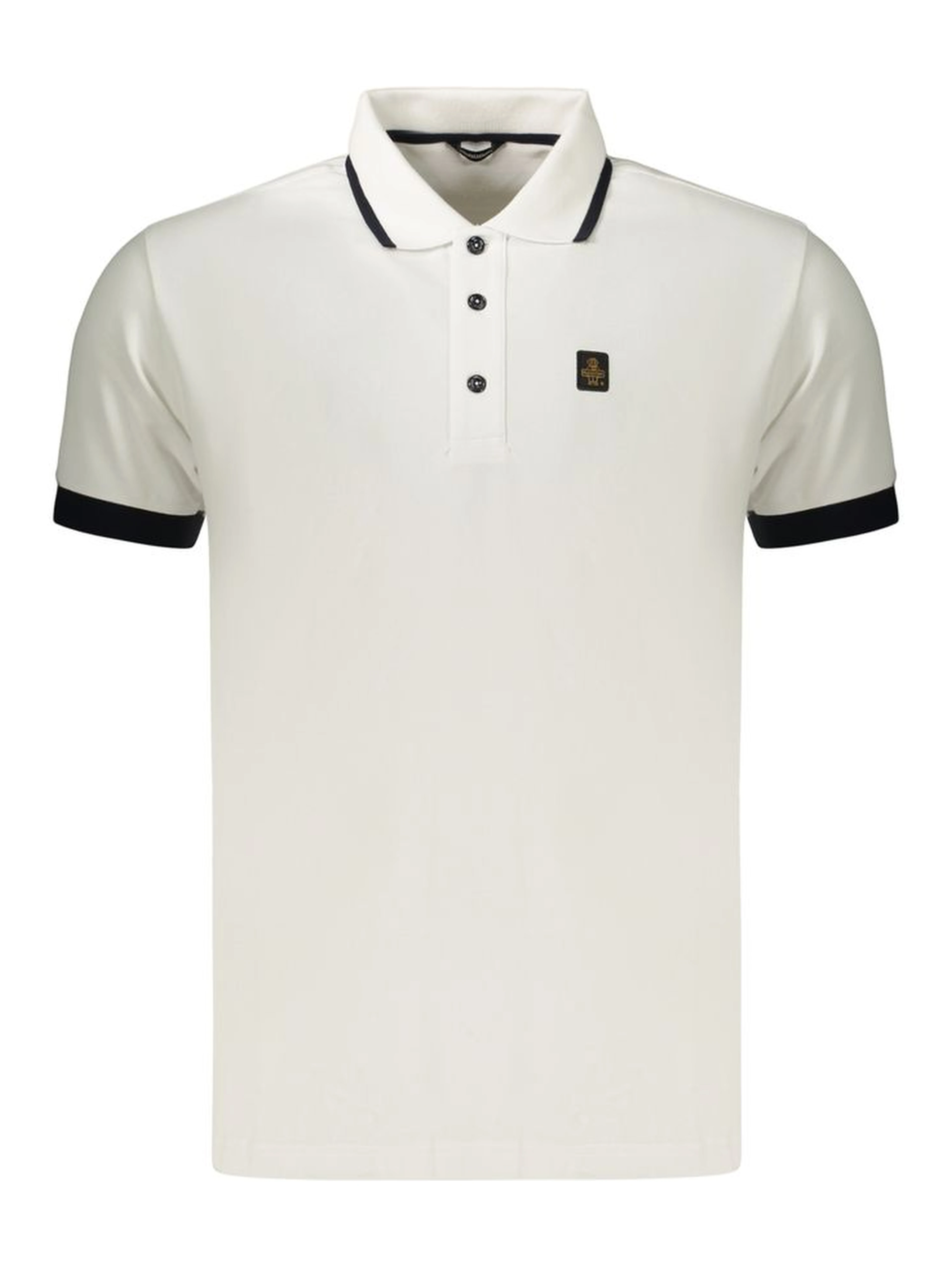 White Cotton Men's Polo