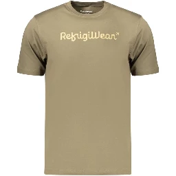 Green Cotton Men's T-Shirt