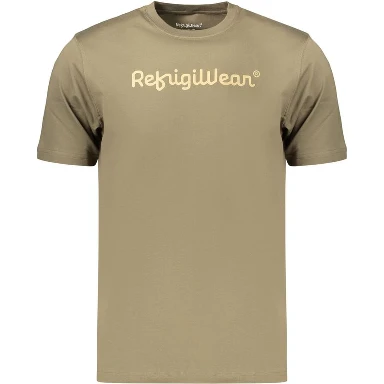 Green Cotton Men's T-Shirt