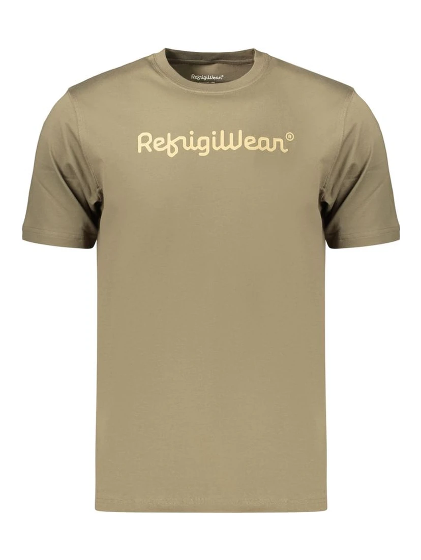 Green Cotton Men's T-Shirt