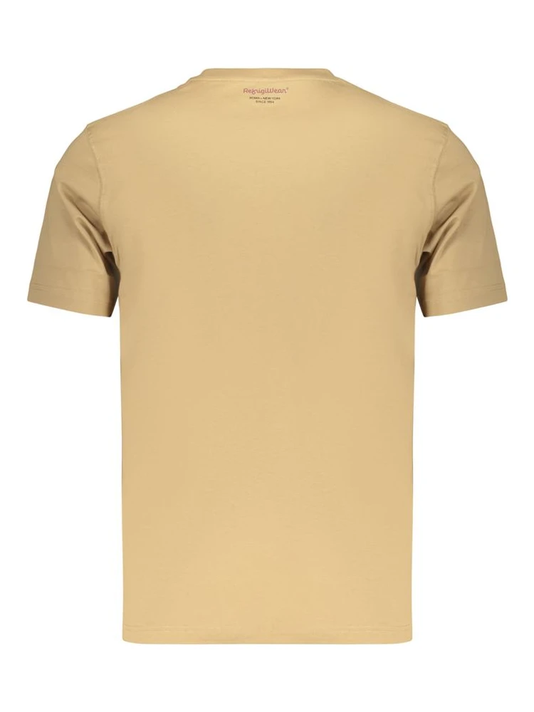 Brown Cotton Men's T-Shirt alternative