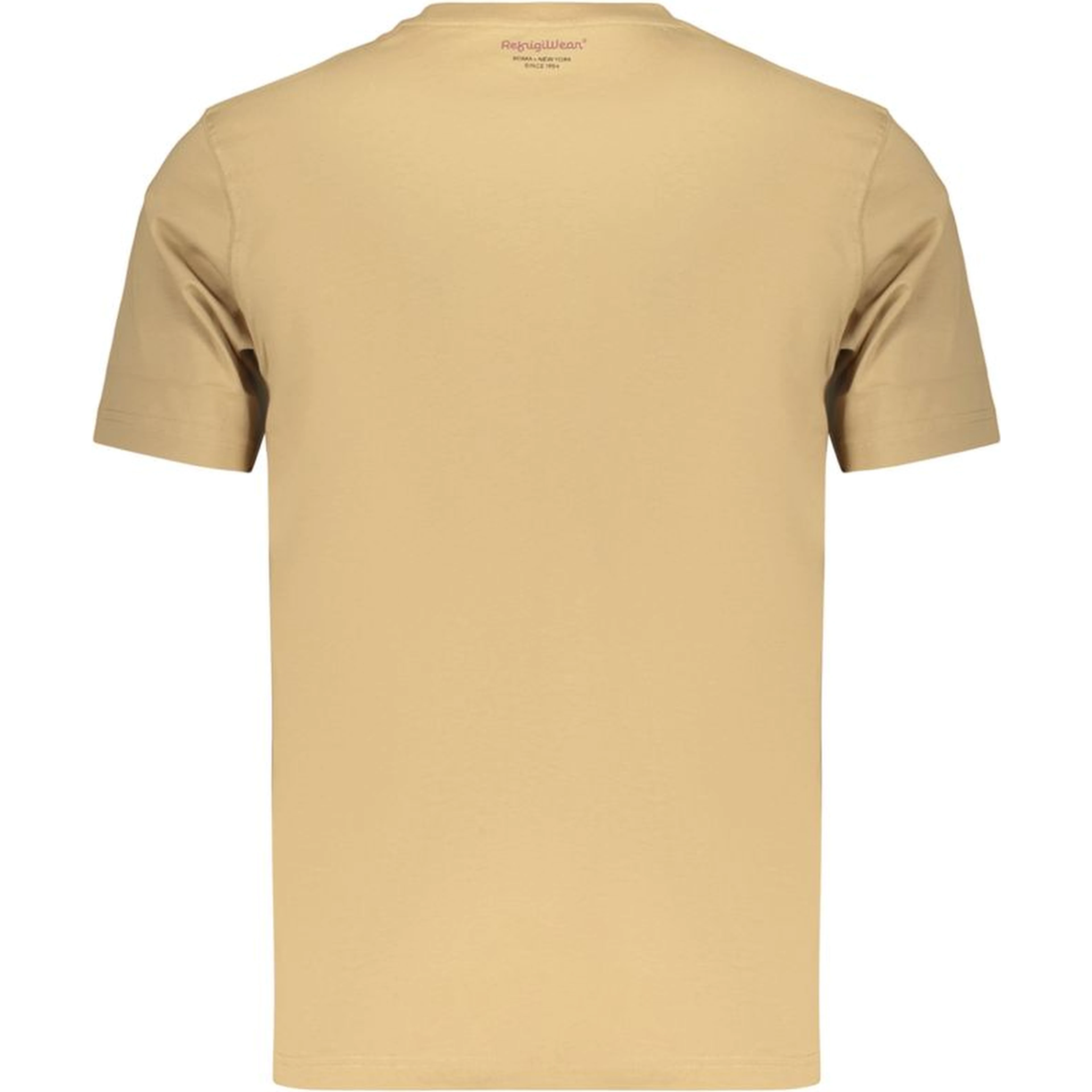 Brown Cotton Men's T-Shirt