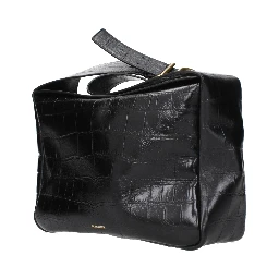 Black Leather Crossbody Bag