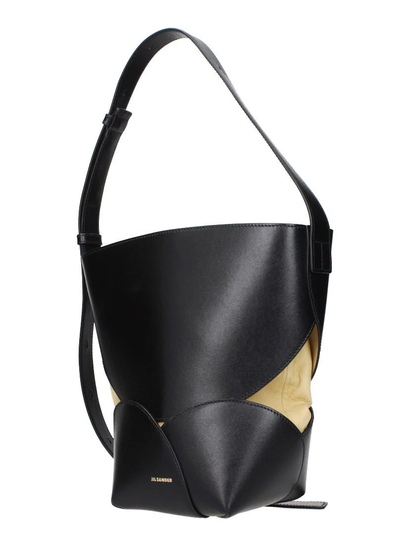 Black Leather Crossbody Bag