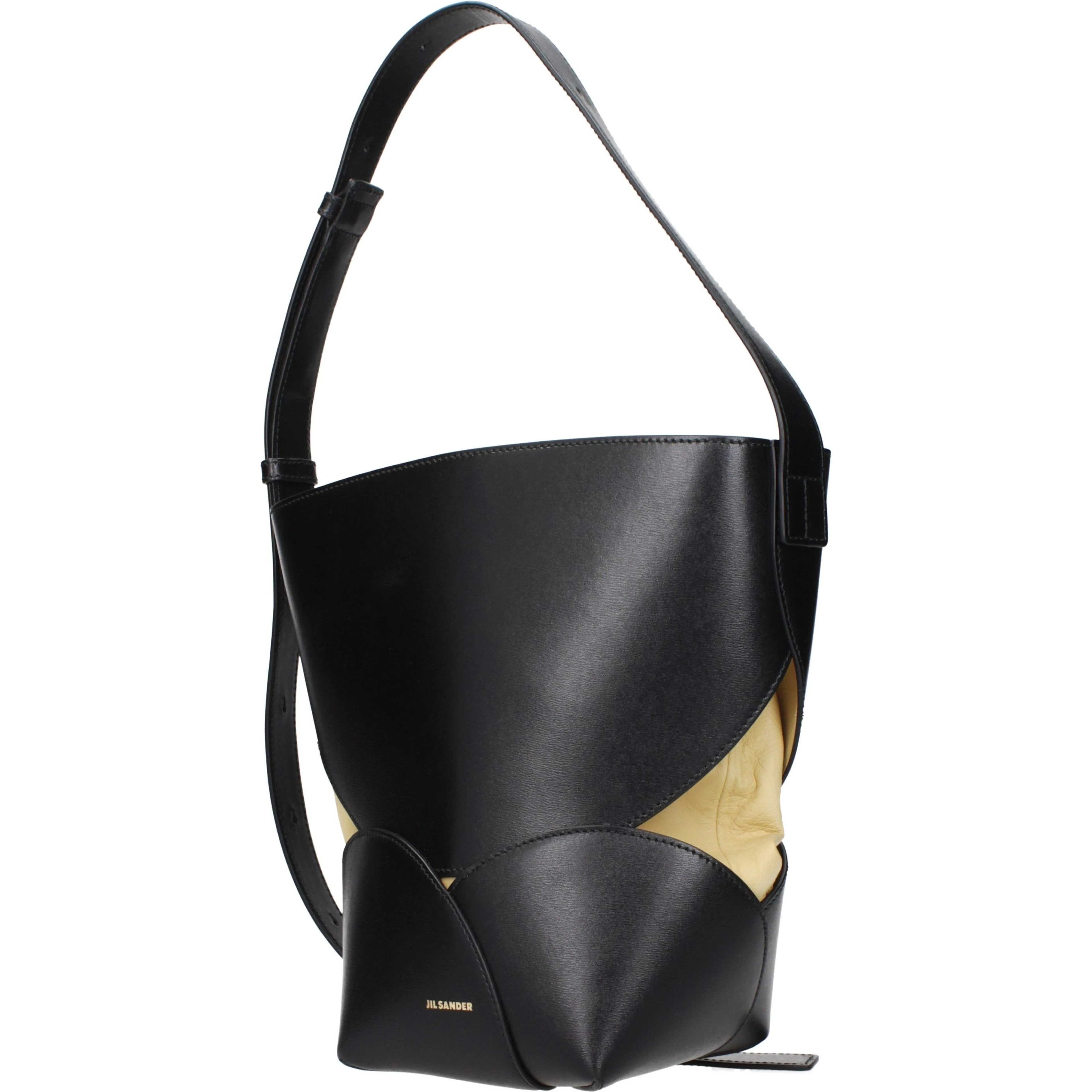Black Leather Crossbody Bag