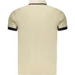 Beige Cotton Men's Polo