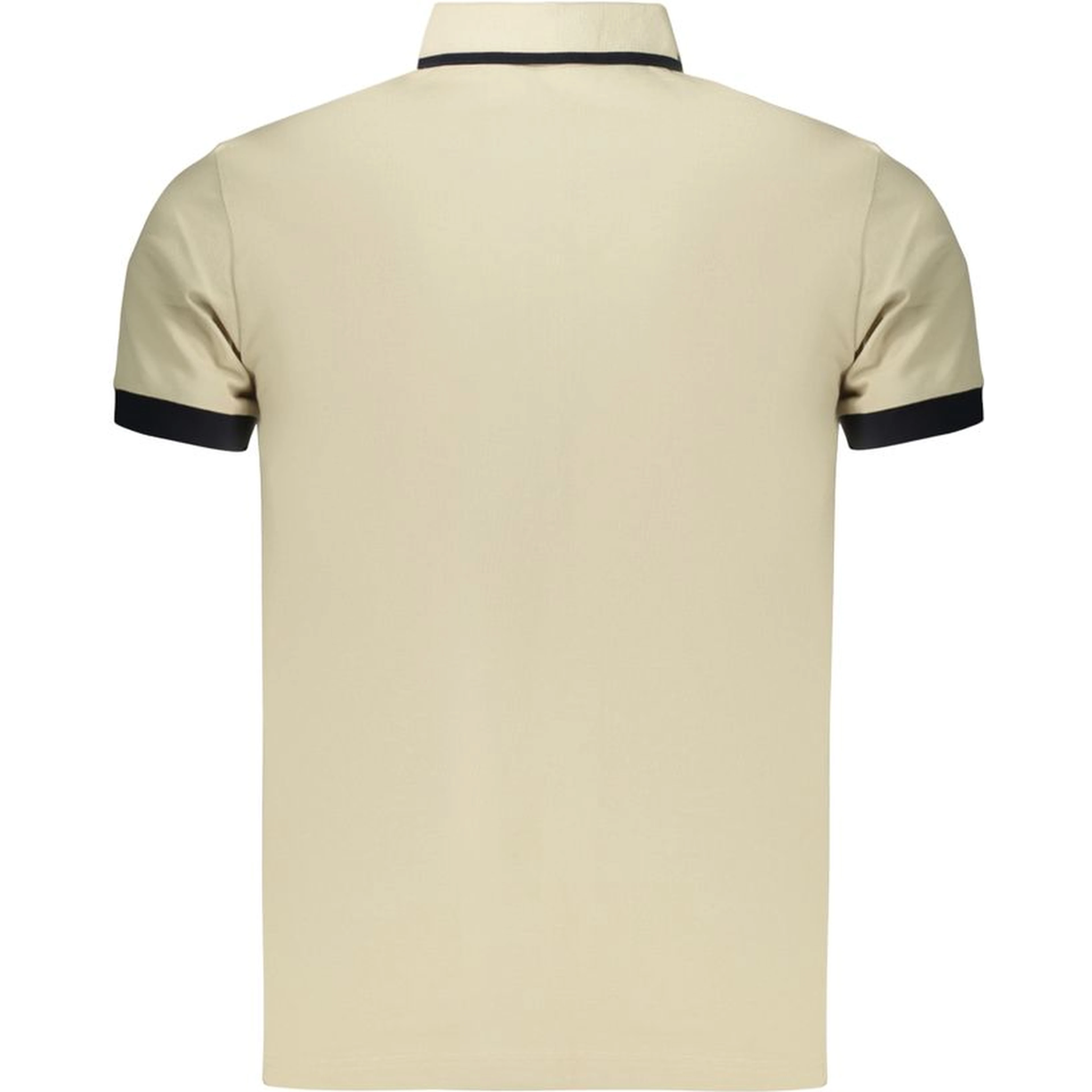 Beige Cotton Men's Polo