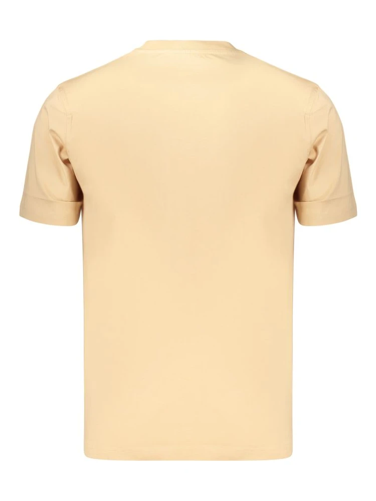 Beige Cotton Men's T Shirt alternative