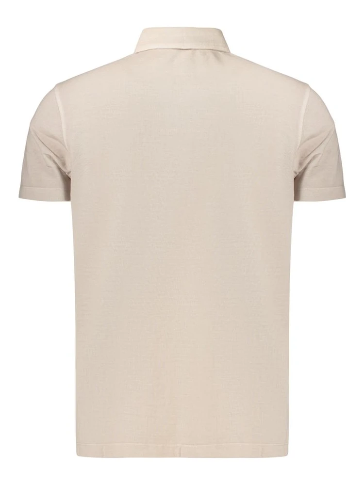 Beige Cotton Men's Polo Shirt alternative
