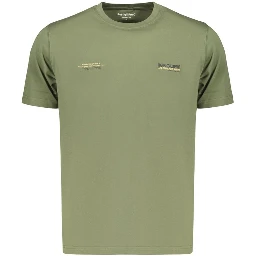 Green Cotton Men's T-Shirt