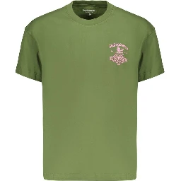 Green Cotton Men's T-Shirt