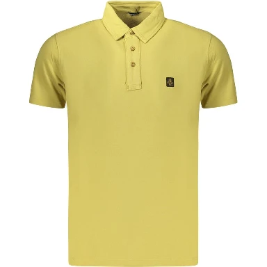 Yellow Cotton Men's Polo
