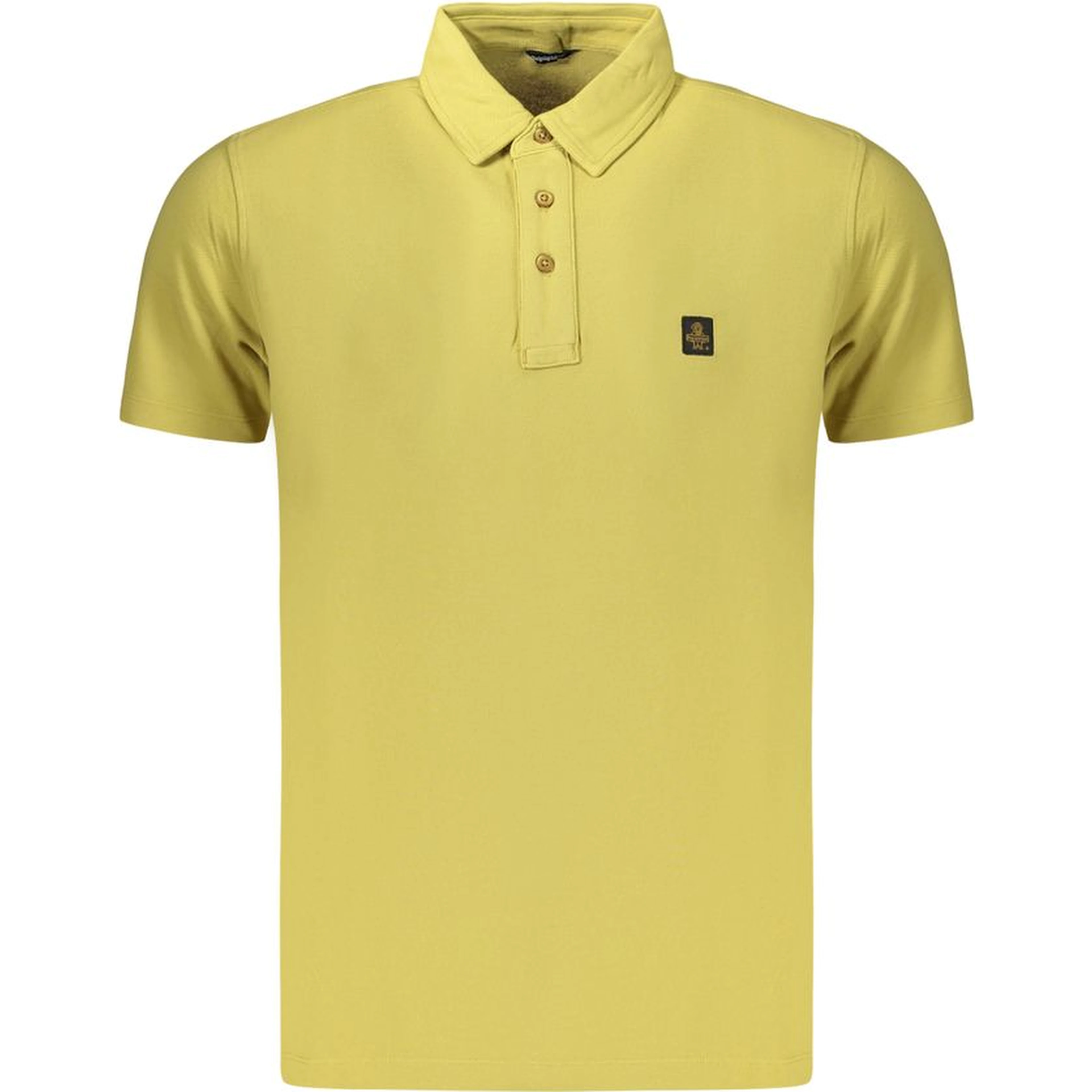 Yellow Cotton Men's Polo