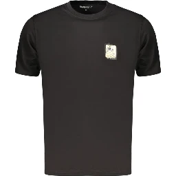 Black Cotton Men's T-Shirt
