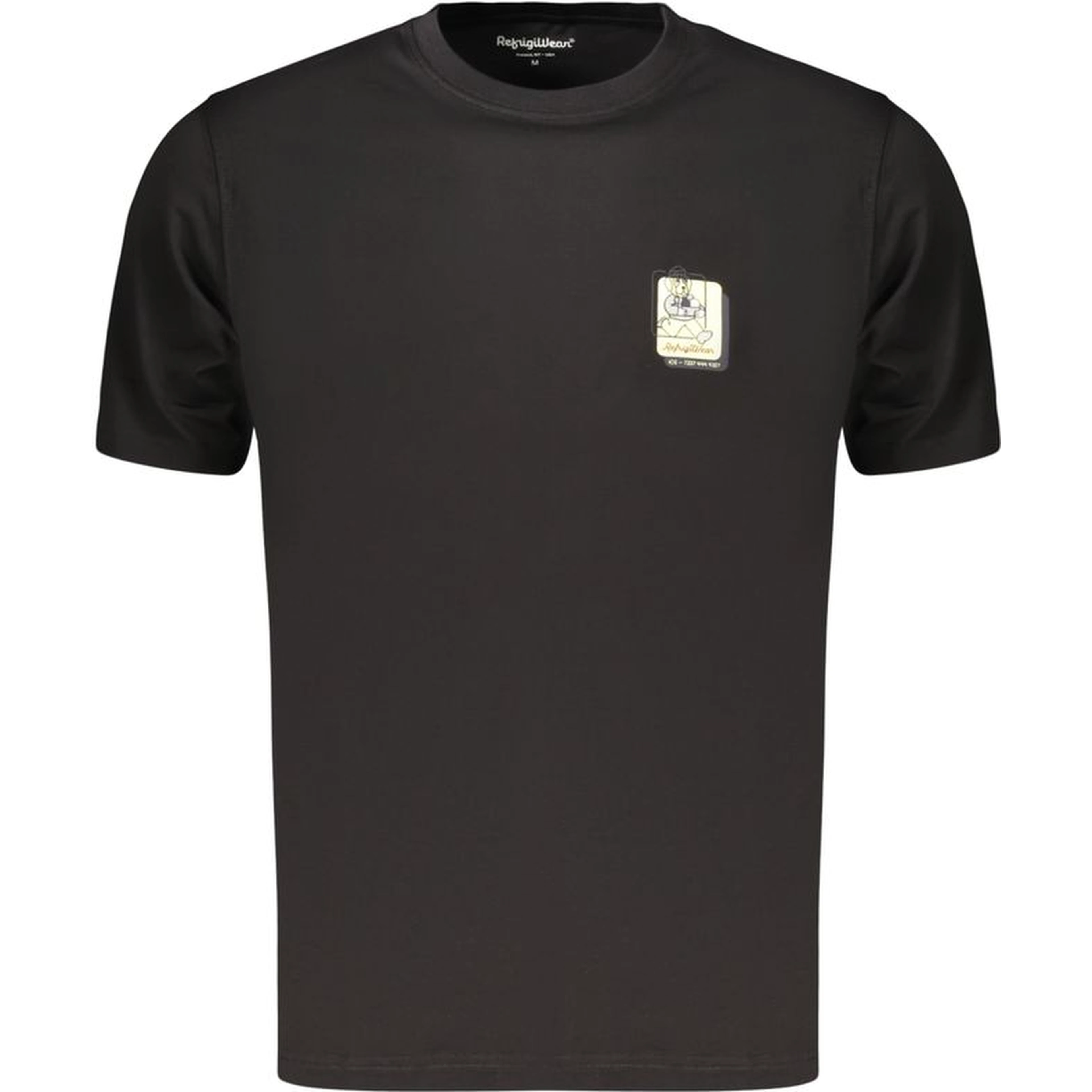 Black Cotton Men's T-Shirt