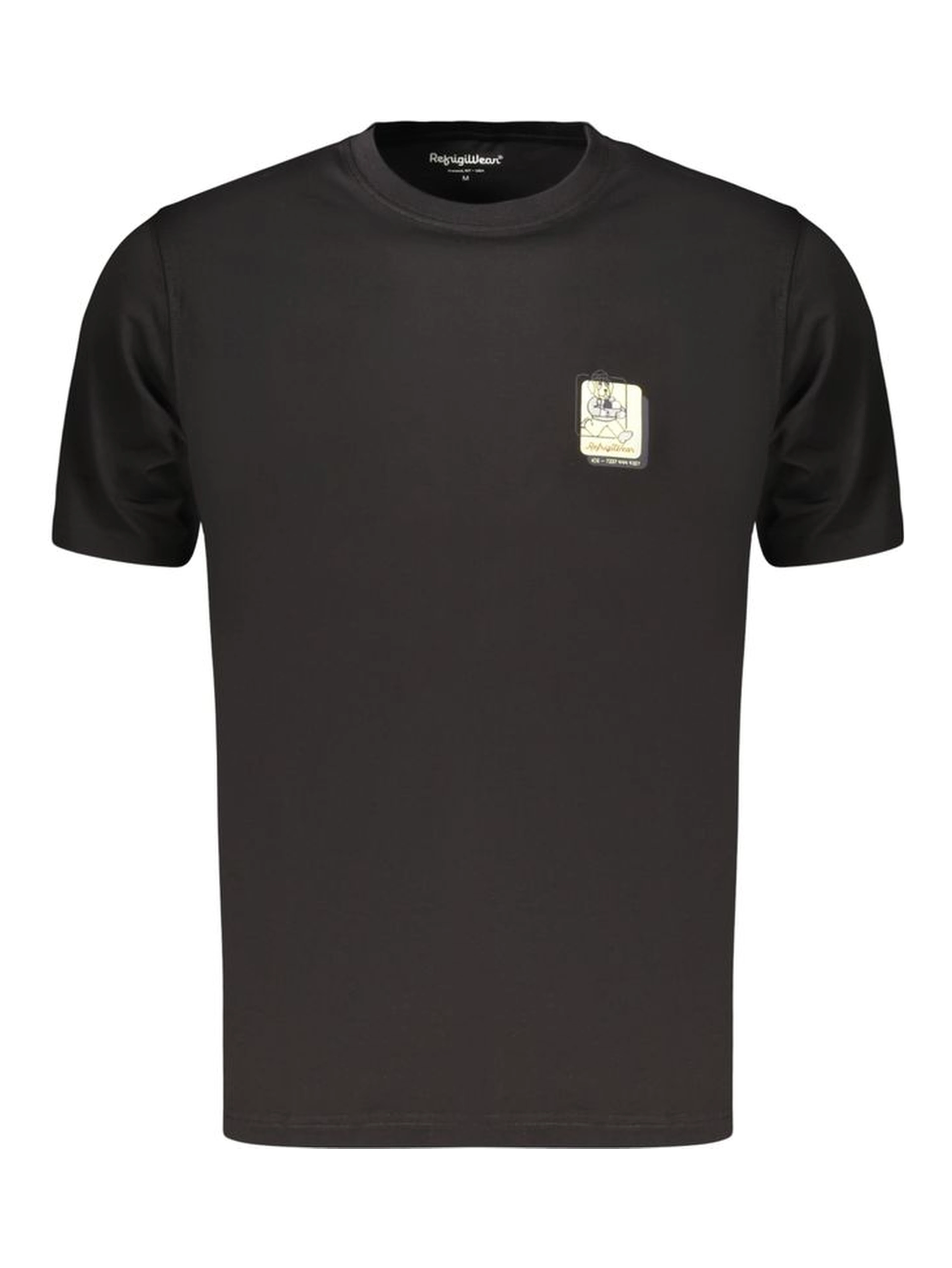Black Cotton Men's T-Shirt