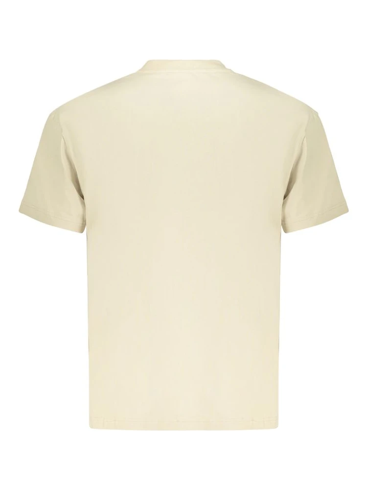 Beige Cotton Mens T-Shirt alternative