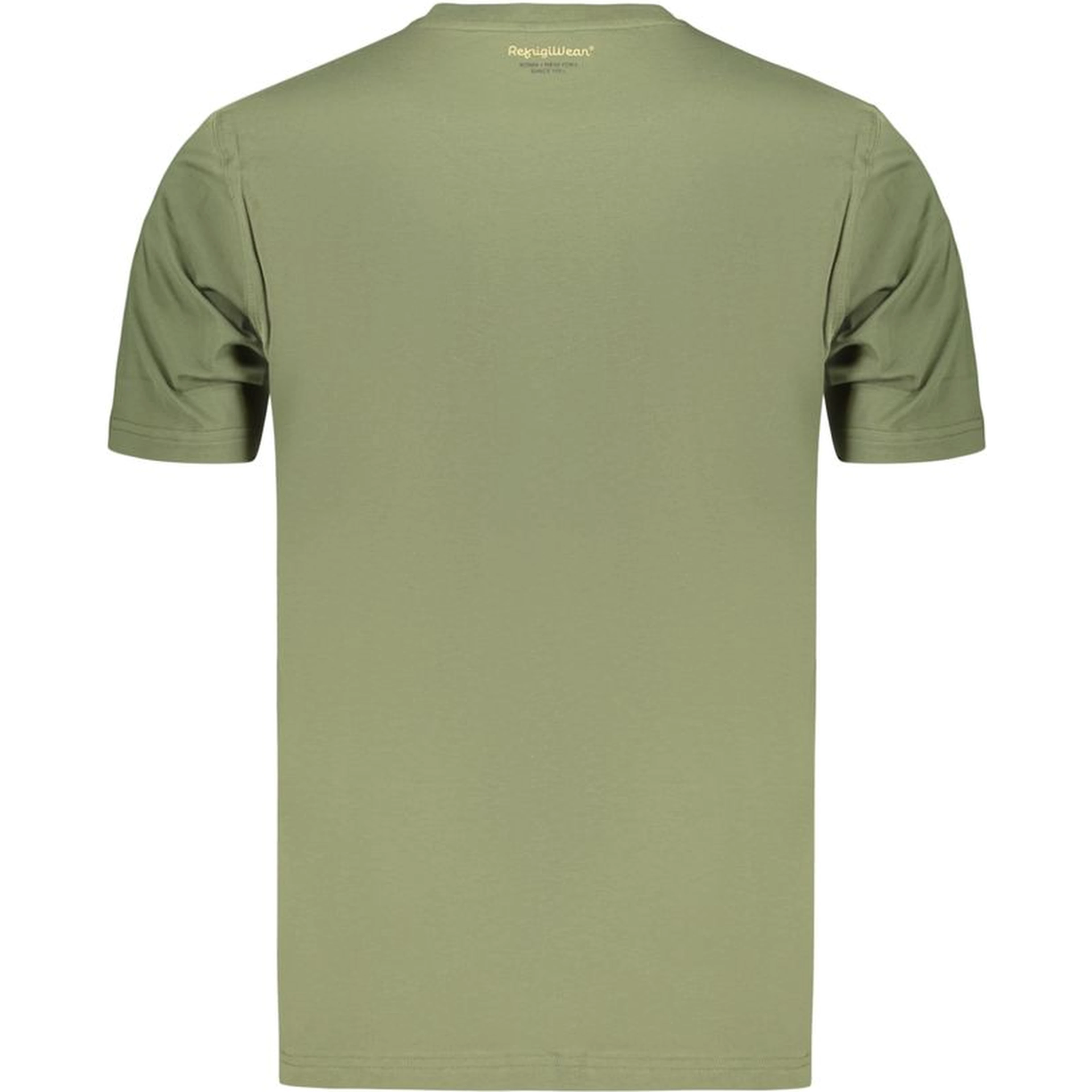 Green Cotton Men's T-Shirt