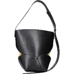 Black Leather Crossbody Bag