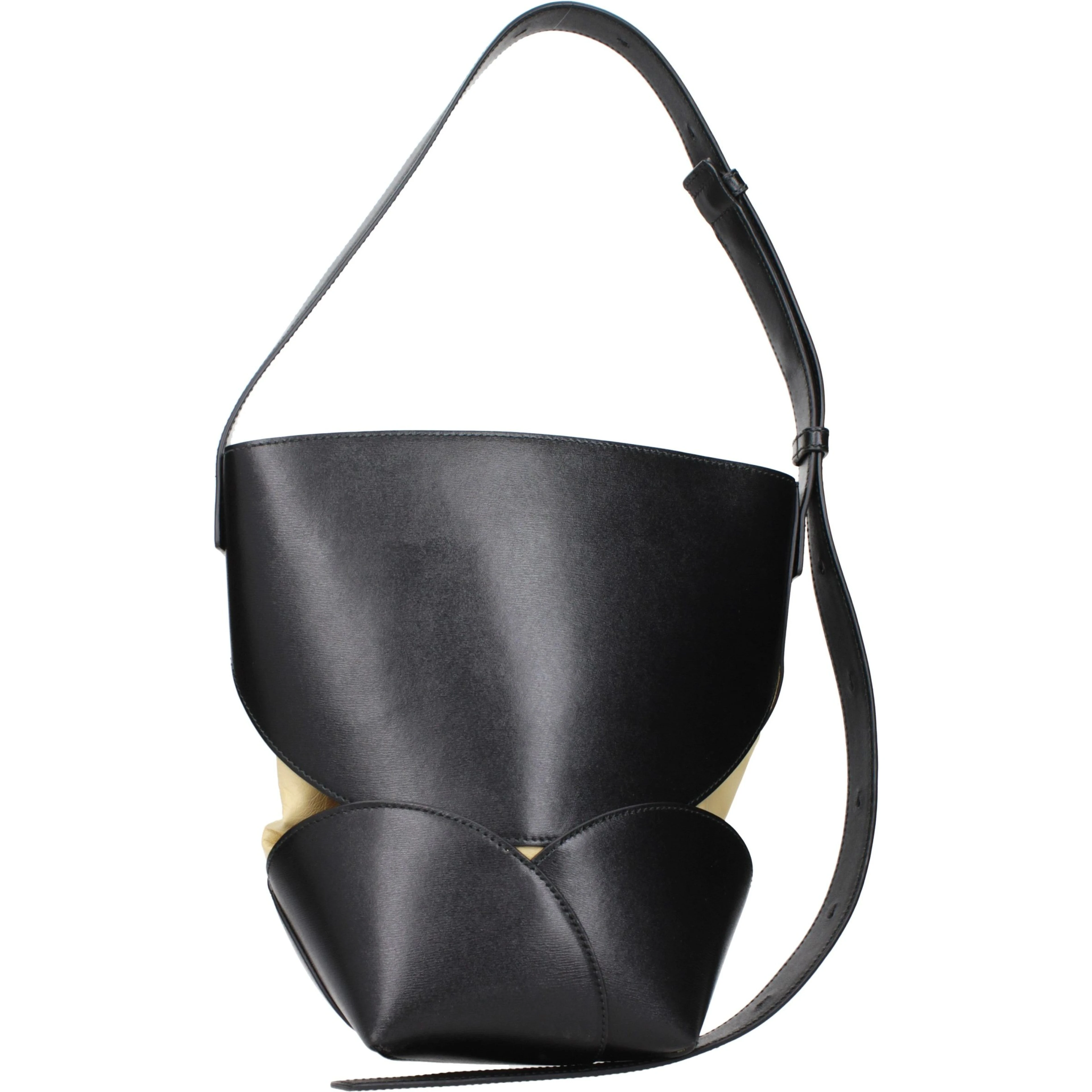 Black Leather Crossbody Bag