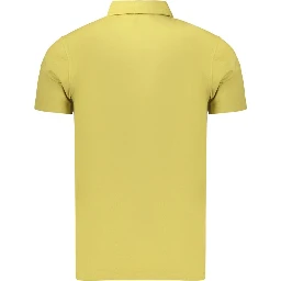 Yellow Cotton Men's Polo