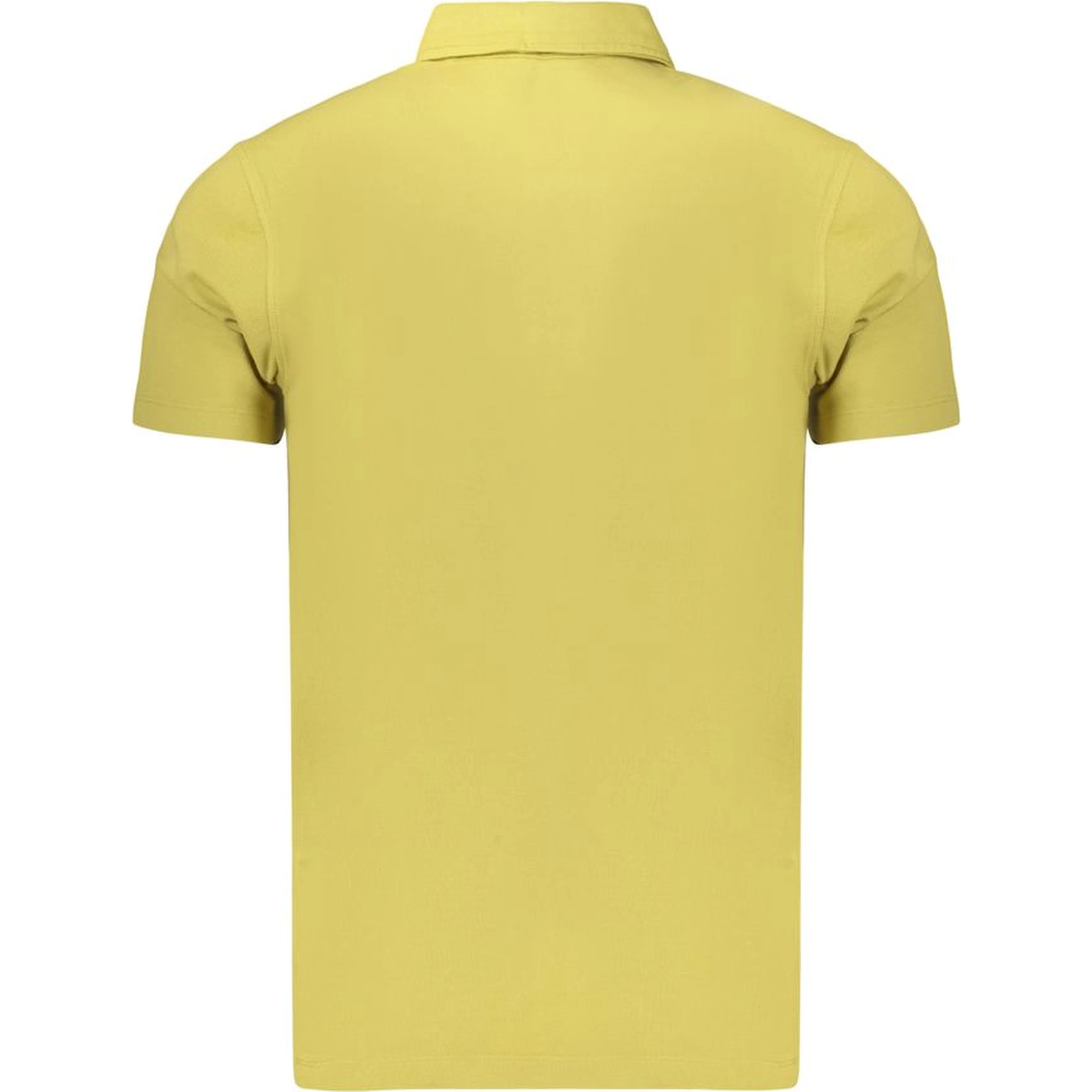 Yellow Cotton Men's Polo