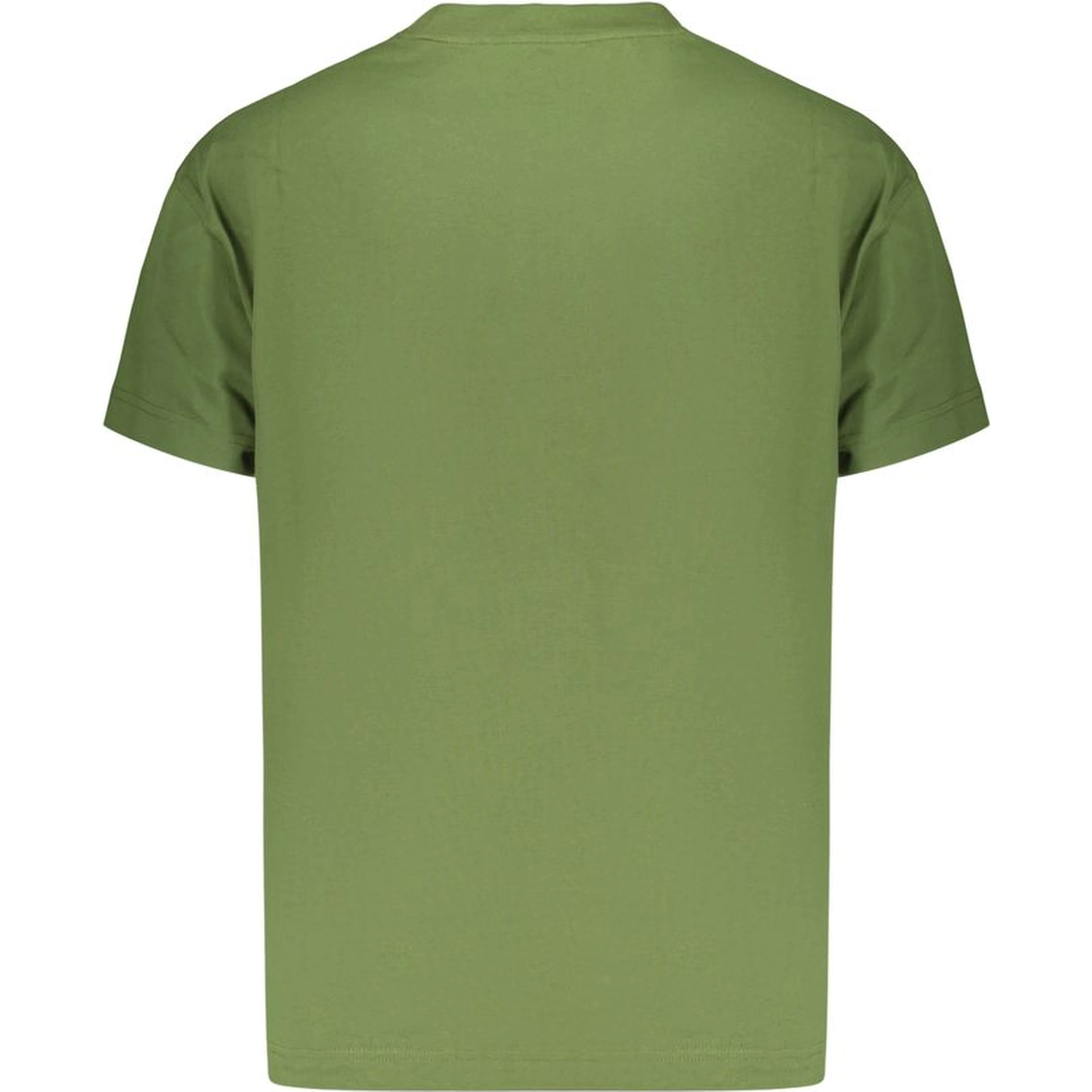 Green Cotton Men's T-Shirt