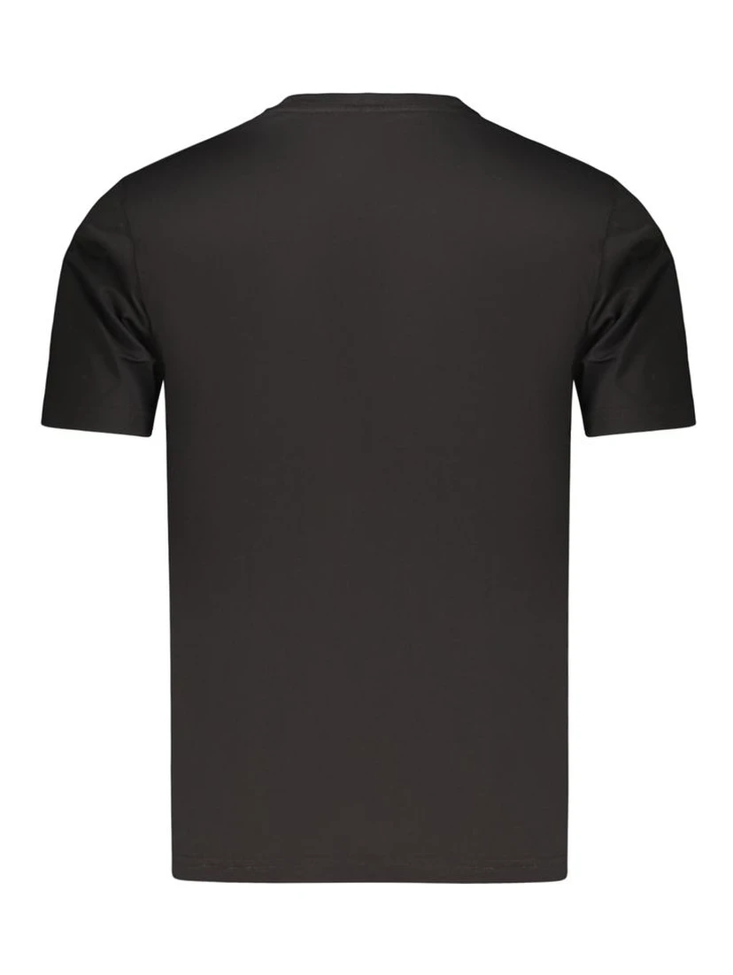 Black Cotton Men's T-Shirt