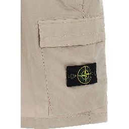 Gray Cotton Bermuda Shorts