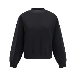 Black Cotton Sweatshirt