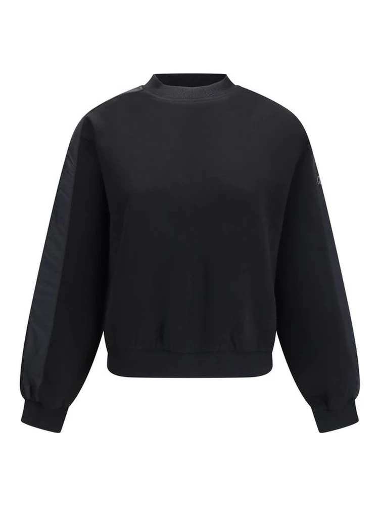 Black Cotton Sweatshirt