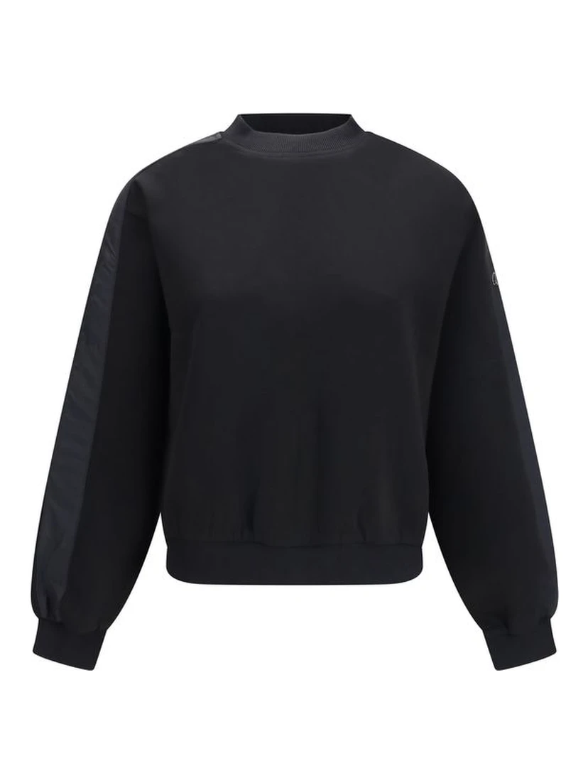 Black Cotton Sweatshirt