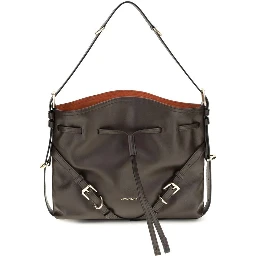 Brown Calf Leather Bos Taurus Backet Bag
