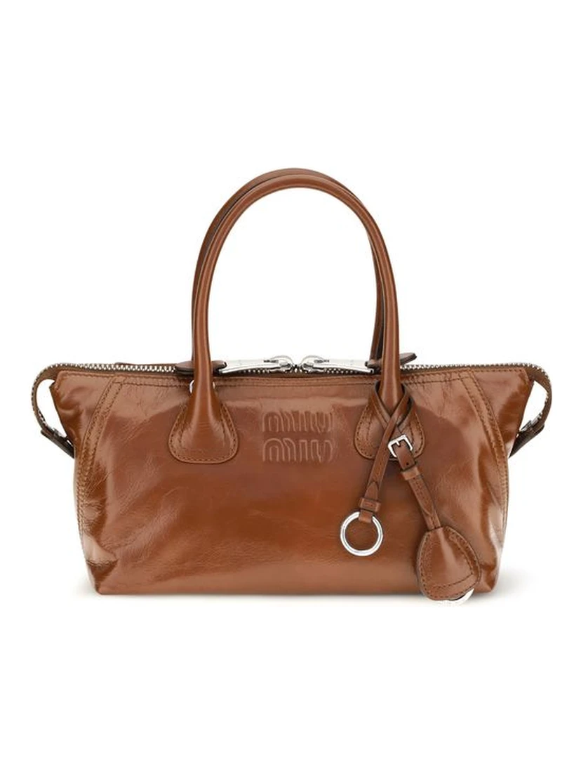 Brown Calf Leather Bos Taurus Handbag
