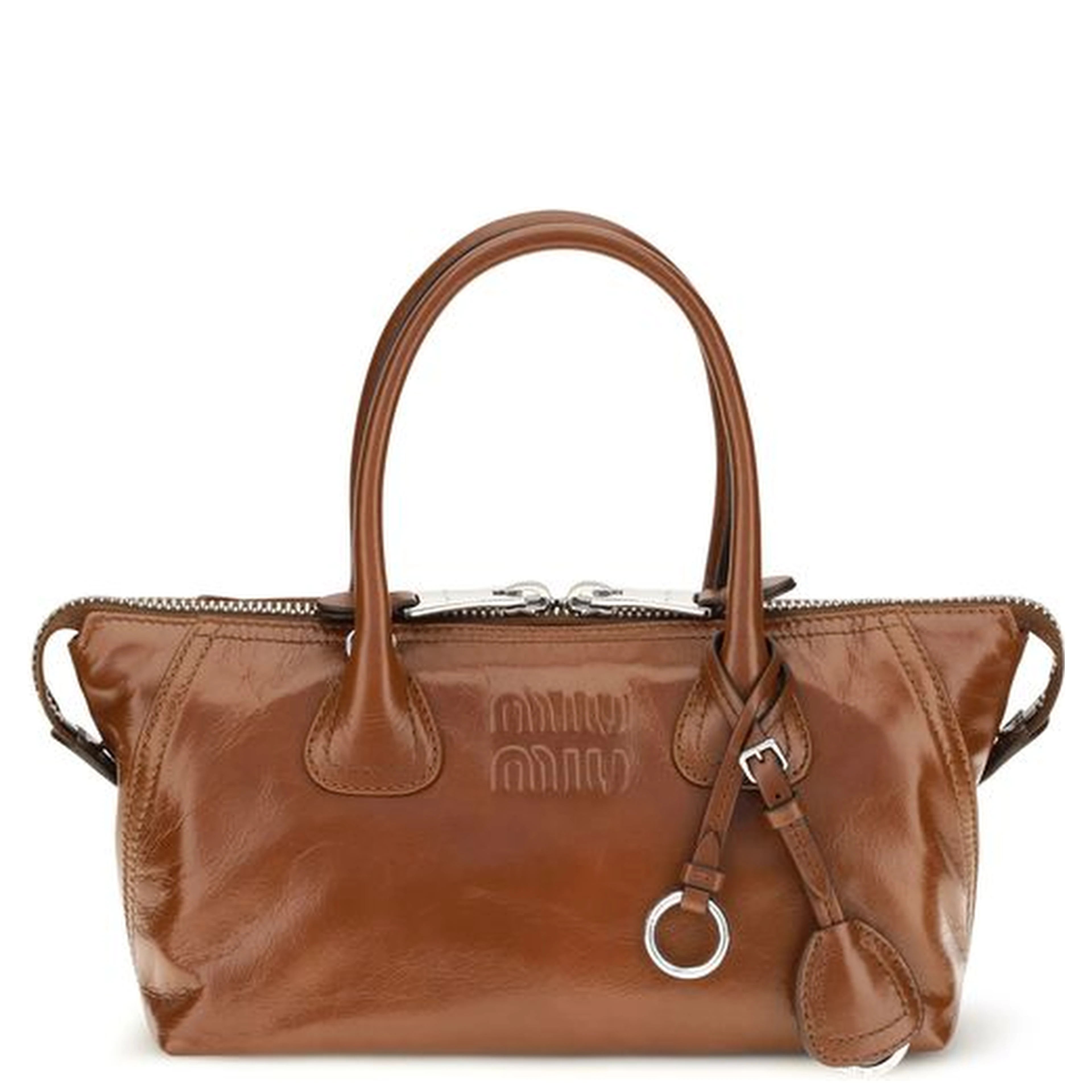 Brown Calf Leather Bos Taurus Handbag