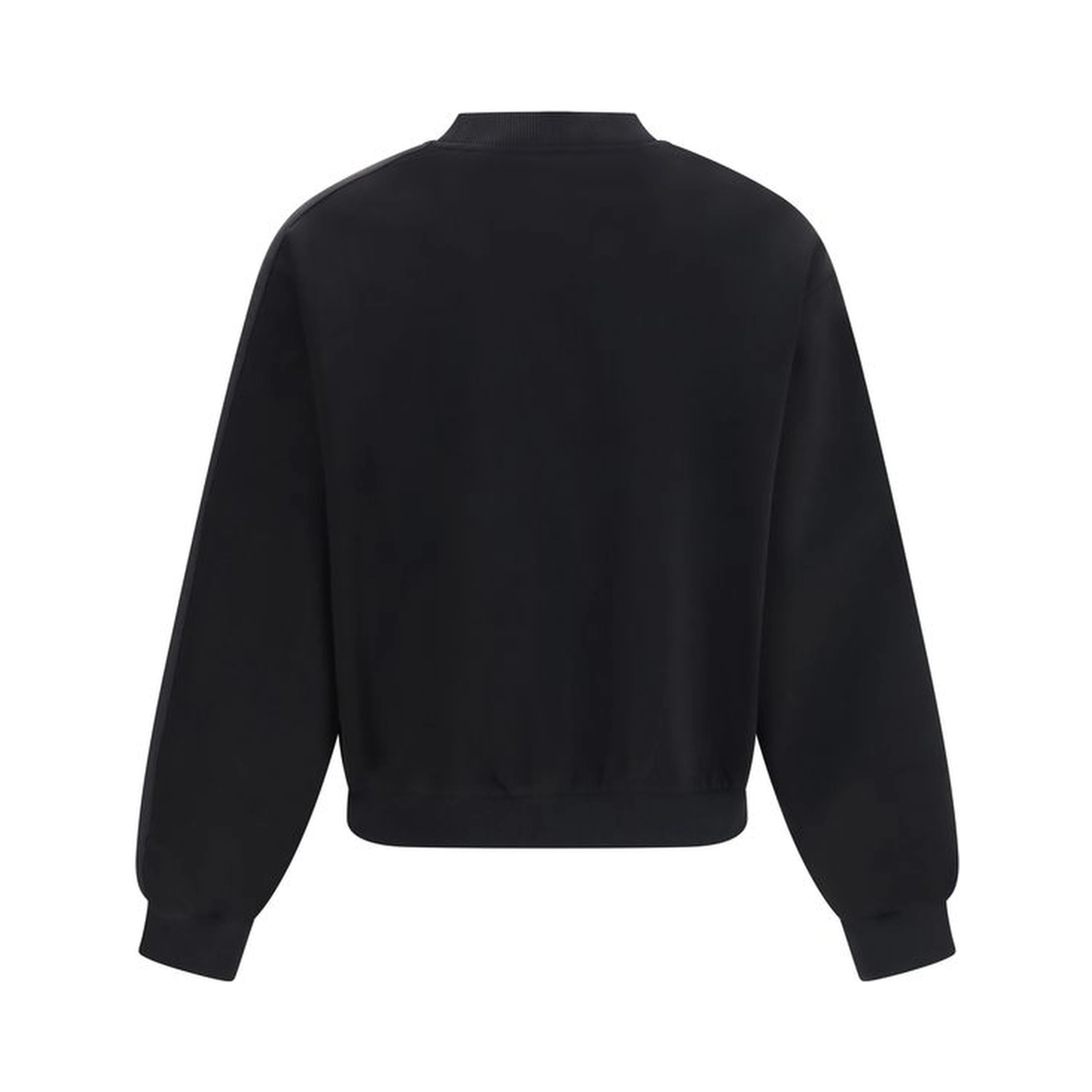 Black Cotton Sweatshirt