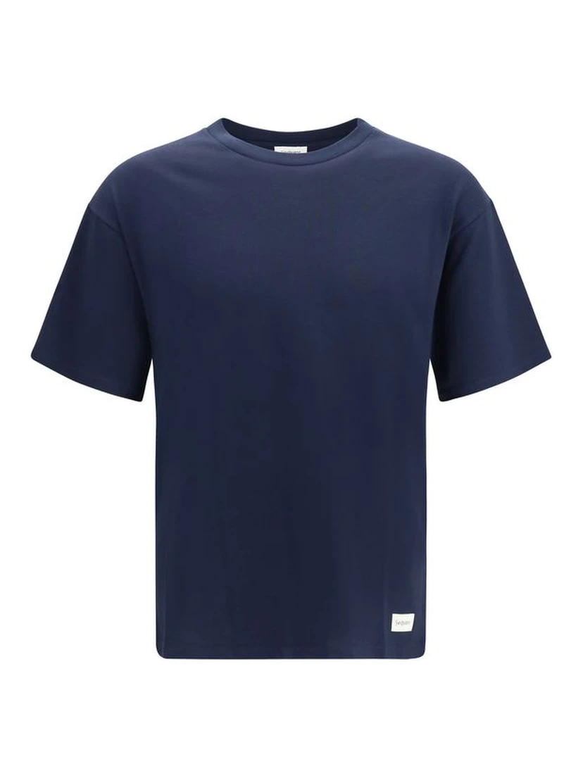 Blue Cotton T-Shirt