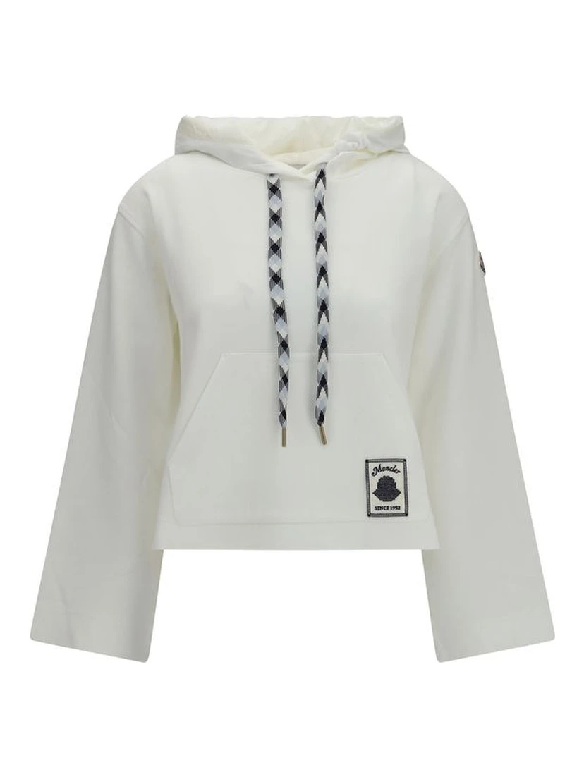 White Cotton Sweatshirt